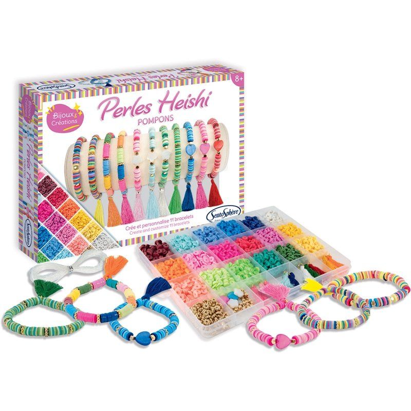 SentoSphère PERLES HEISHI - POMPONS