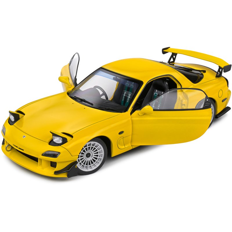 MAZDA 1/18 RX7 JAUNE 1999