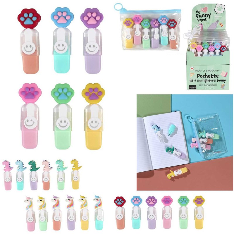 SURLIGNEURS FUNNY KAWAII PRE24