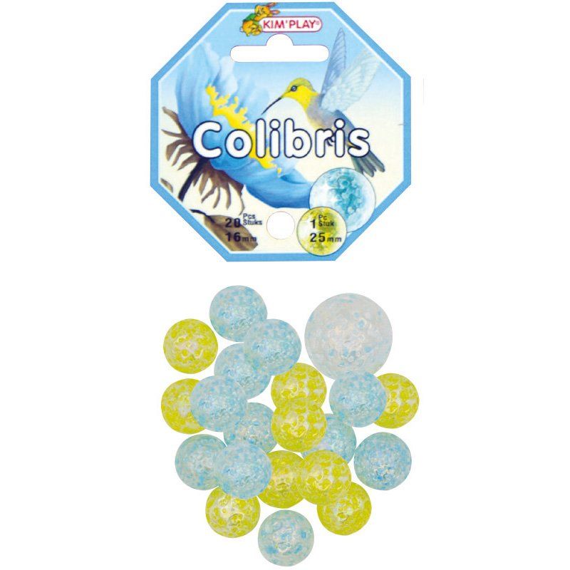 20 BILLES 1 CALOT COLIBRIS