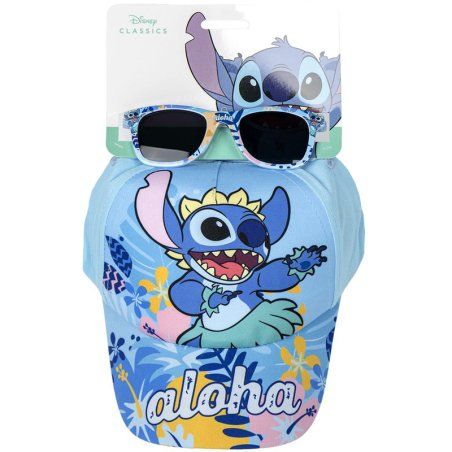 SET CASQUETTE BLEU STITCH