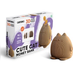 PUZ 3D TIRELIRE CHAT