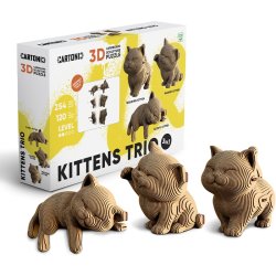 PUZ 3D TRIO DE CHATONS