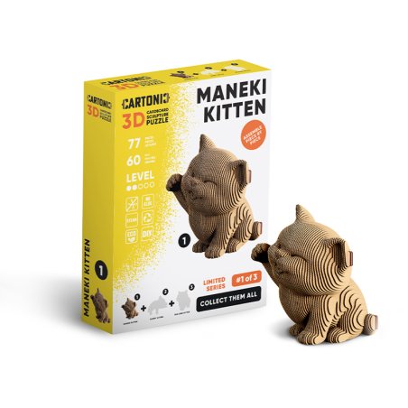 PUZ 3D CHATON MANEKI