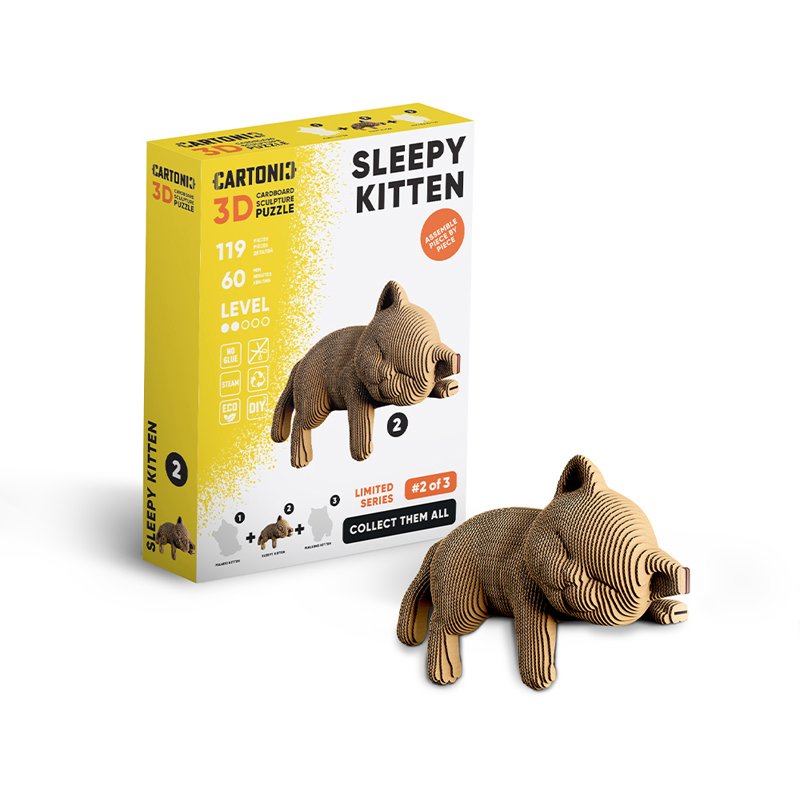 PUZ 3D CHATON DORMANT