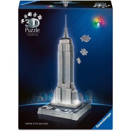 3D Puzzle Iconics: Empire State Building - mit Licht (216)