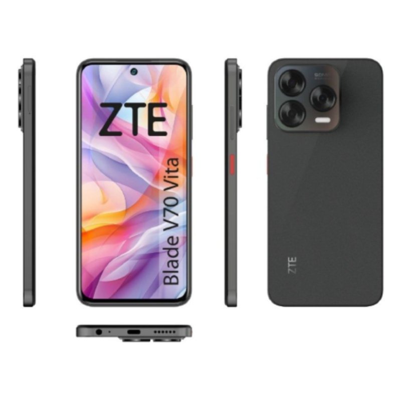 ZTE Blade V70 17 cm (6.7") Dual SIM Android 14 4G USB Type-C 8 GB 256 GB 5000 mAh Grey