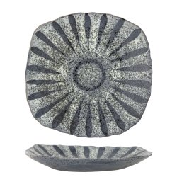Creative Collection - Ramie Serving Plate - Grey - Stoneware