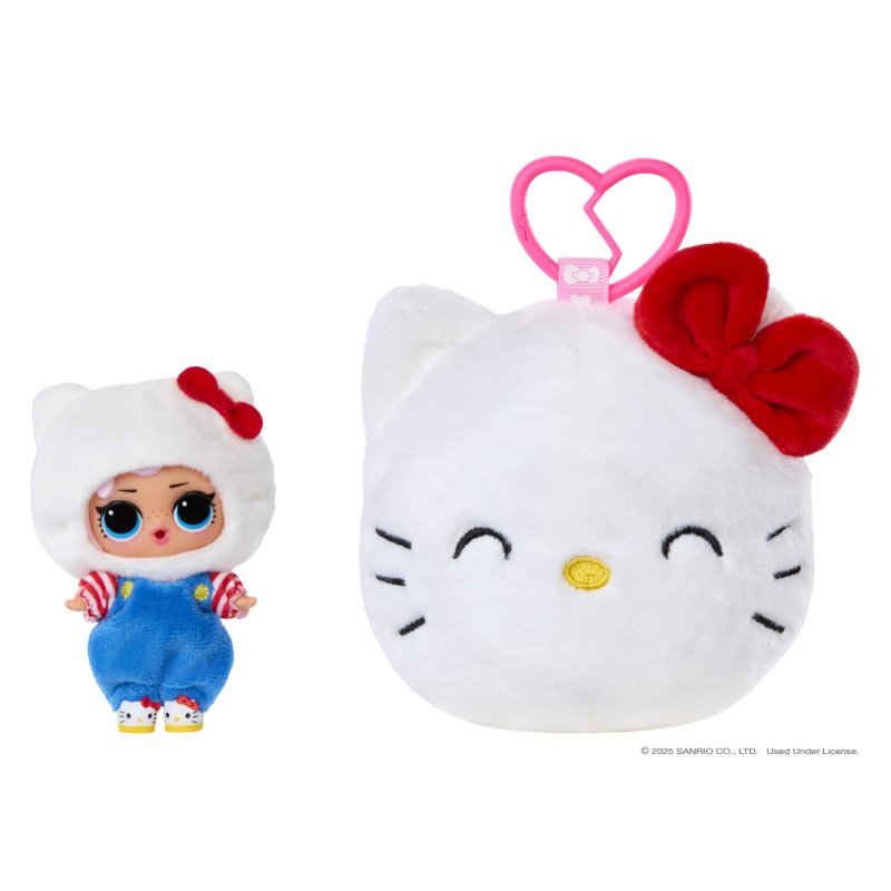 L.O.L. Surprise Loves Hello Kitty Reversible Plush (sortierter Artikel, eine Figur)