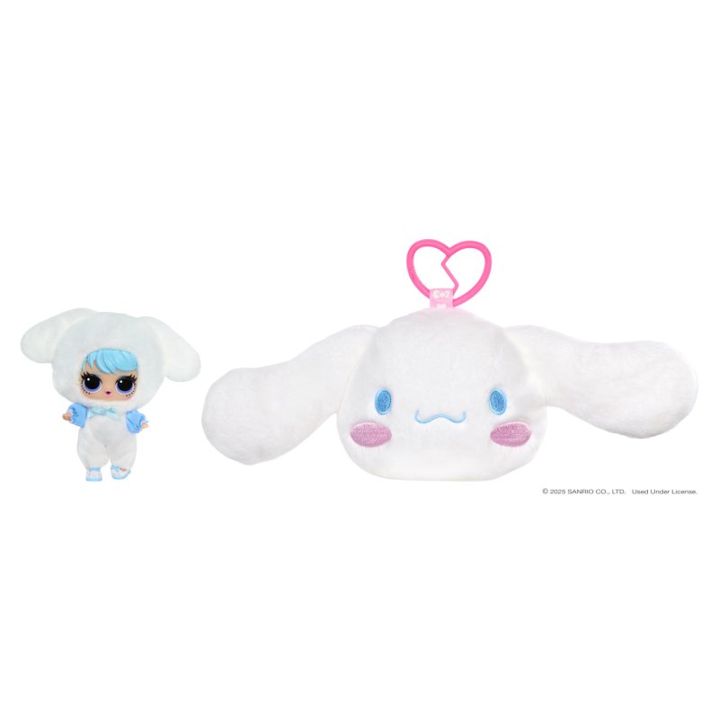 L.O.L. Surprise Loves Hello Kitty Reversible Plush (sortierter Artikel, eine Figur)