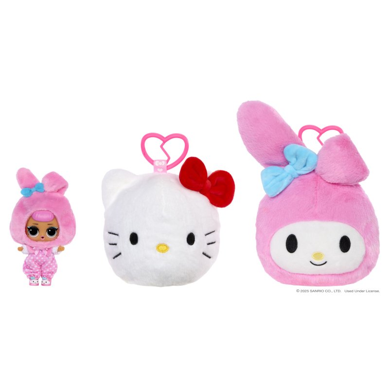 L.O.L. Surprise! Loves Hello Kitty Reversible Plush Surprise