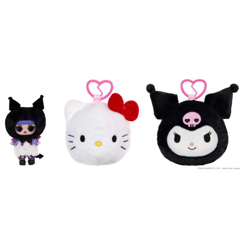 L.O.L. Surprise Loves Hello Kitty Reversible Plush (sortierter Artikel, eine Figur)