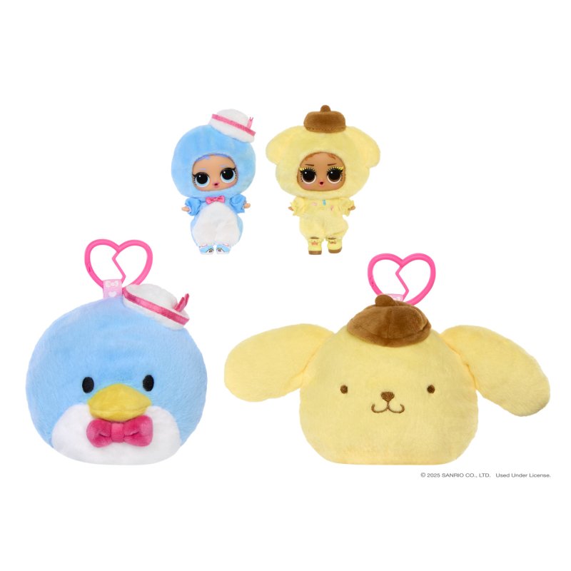 L.O.L. Surprise Loves Hello Kitty Reversible Plush (sortierter Artikel, eine Figur)