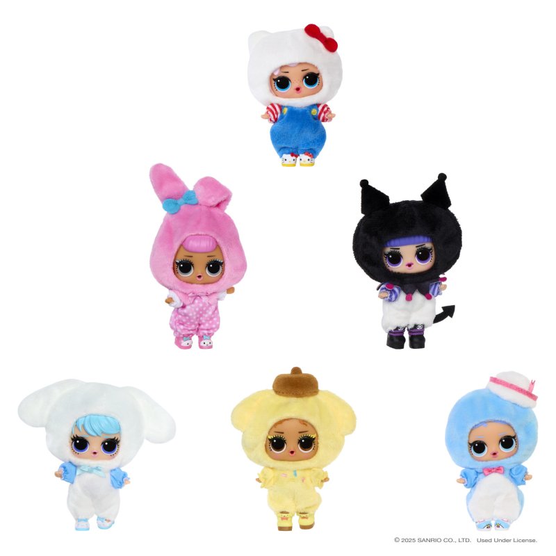 L.O.L. Surprise! Loves Hello Kitty Reversible Plush Surprise