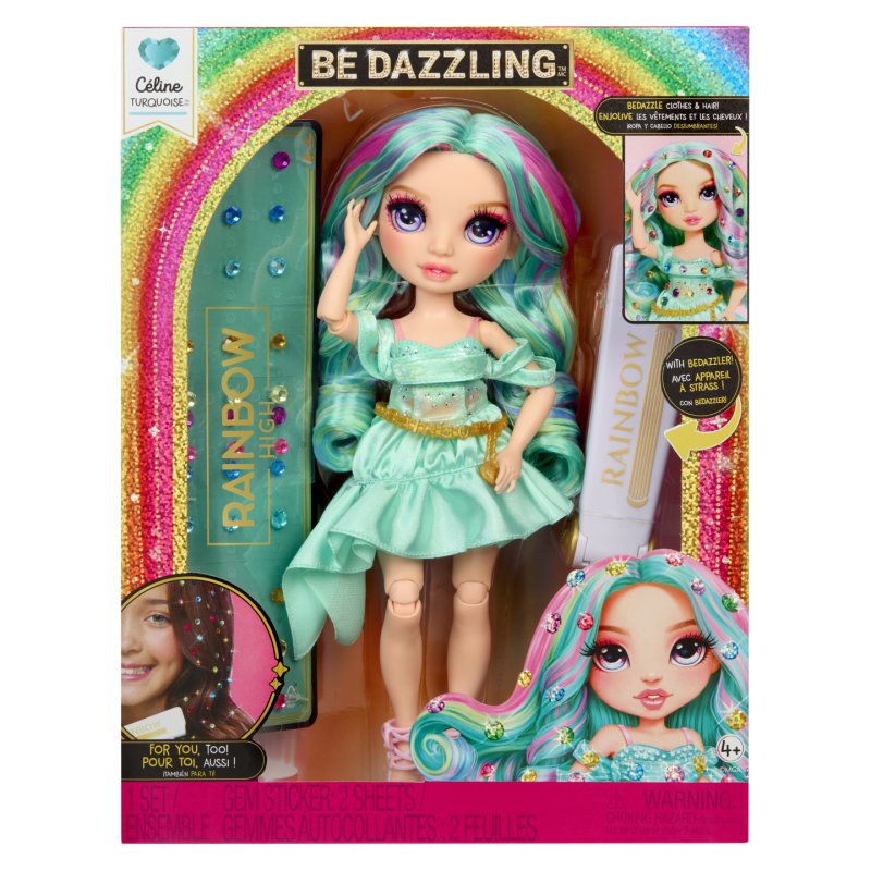 Rainbow High Be Dazzling Fashion Dolls- Celine Turquoise (Teal)