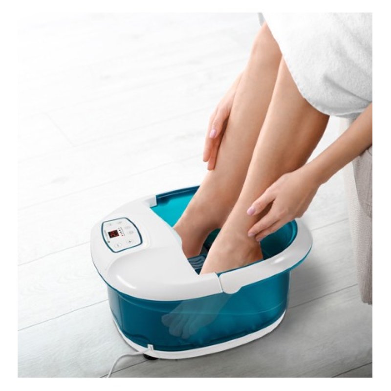 Rio FTBH8 bain de pieds 450 W Bleu, Blanc