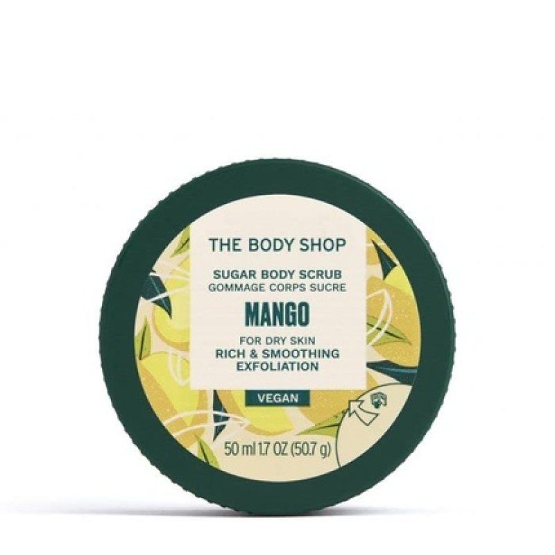 The Body Shop Mango Sugar Body Scrub for Dry Skin 50ml