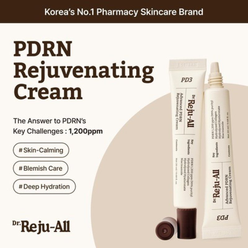 Advanced PDRN Rejuvenating Cream 99% Pure Salmon DNA Face Moisturizer