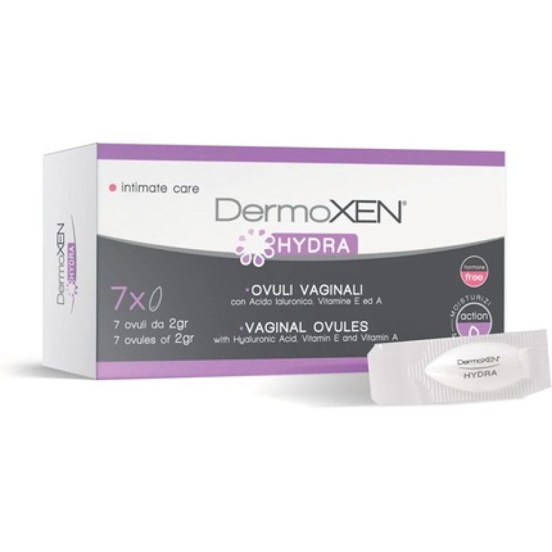 Dermoxen Hydra Moisturising Internal Vaginal Ovules with Hyaluronic Acid 7 Pieces