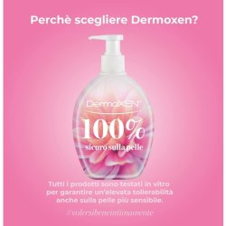 Dermoxen Ultracalming Intimate Cleanser for Women Moisturizing, Ideal for Diabetes. Useful for Menopause for Daily