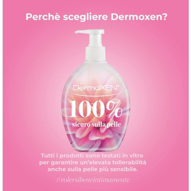 Dermoxen Ultracalming Intimate Cleanser for Women Moisturizing, Ideal for Diabetes. Useful for Menopause for Daily
