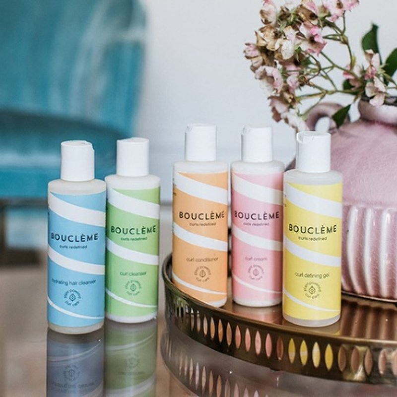 Bouclème Curl Defining Gel Strong Hold Styling Gel for Defined Curls with Coconut and Organic Aloe Vera 100ml