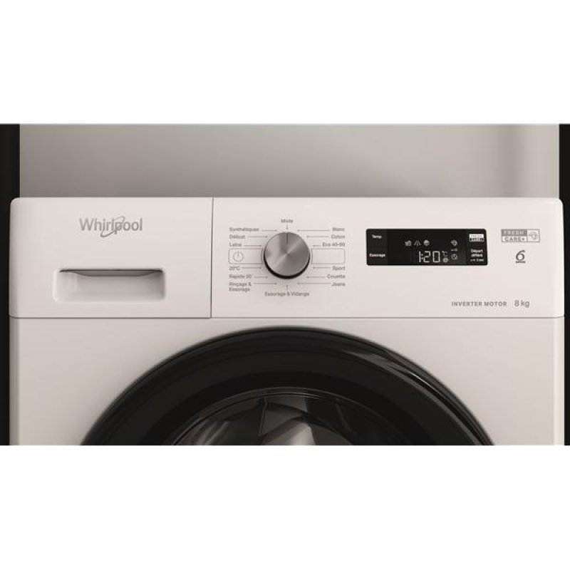 MAL posable, Front, 8 Kg, 1200 trs, Classe A-10%, FreshCare , Steam Ref *