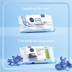 Nivea Daily Essentials 3-in-1 Refreshing Facial Cleansing Wipes