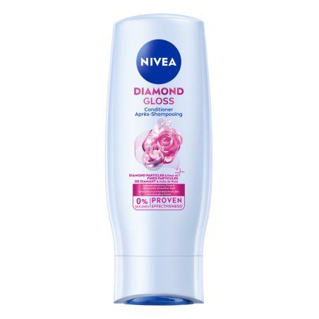 NIVEA Diamond Gloss Après-shampoing non-professionnel 200 ml Femmes