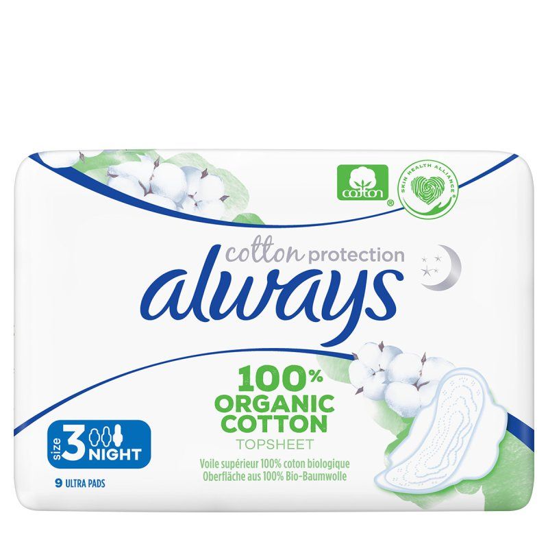 Always Ultra Cotton Protection Incontinence pad Woman