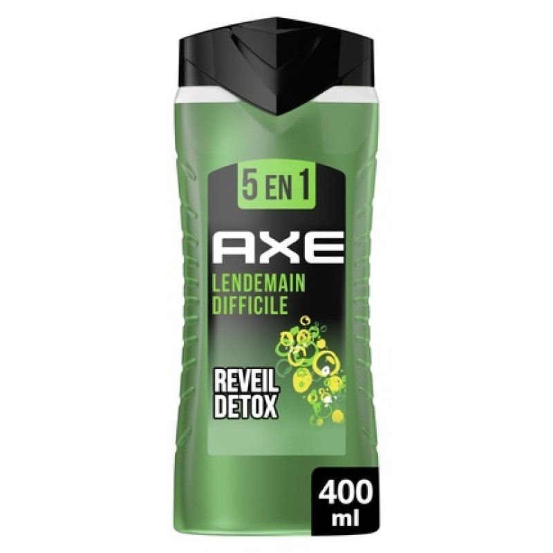 Axe 3 In 1 Shower Gel For Men - 400 Ml - Detox Wake Up