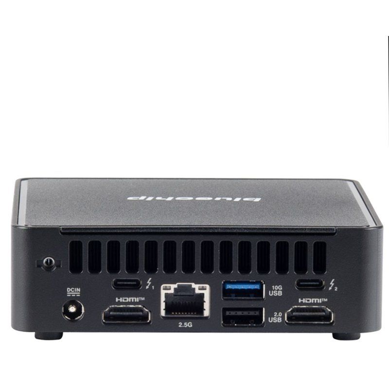 bluechip BUSINESSline L1551 *Green* Intel Core 5 120U 16 Go DDR5-SDRAM 500 Go SSD Windows 11 Pro Mini PC Noir