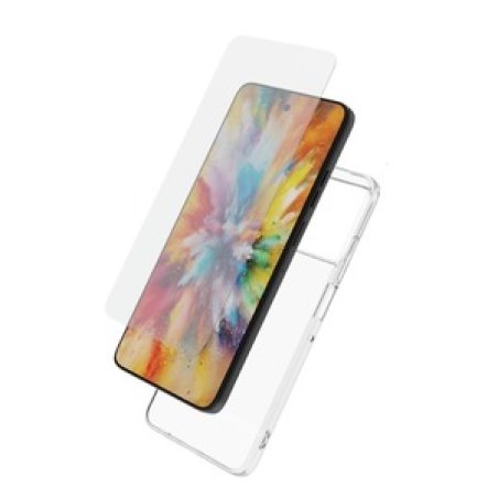 STARTER PACK COQUE SOUPLE VERRE TREMPE MOTOROLA G56