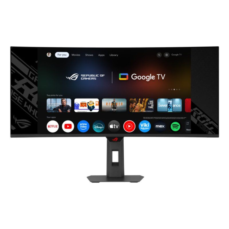 ROG Strix QD-OLED XG34WCDMTG (86.4 cm (34 Zoll), schwarz, WQHD, Curved, DP, HDMI, Google TV, HDR, 240Hz Panel)
