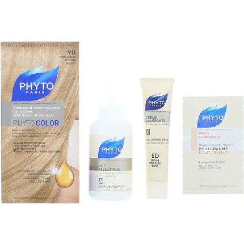 Phytocolor Hair Coloring - 9d Very Light Golden Blonde
