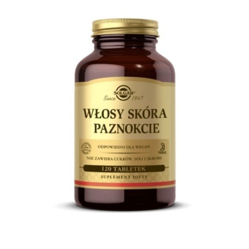 Solgar Premium Hair Skin And Nails Support - 120 Tablets