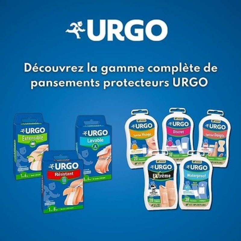 Urgo Waterproof Large Format Bandages 10cm x 7cm - Pack of 5