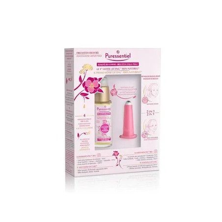 Puressentiel Skin Beauty Home Lifting Set Essential Elixir Organic Vacuum Lift Cup