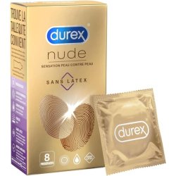 Durex Nude Latex Free Condoms - Pack of 8