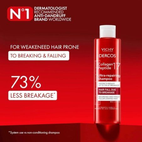 Vichy Dercos Ultrarepairing Collagen Shampoo 17