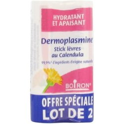 Dermoplasmine Calendula Lip Sticks 4g - Pack of 2