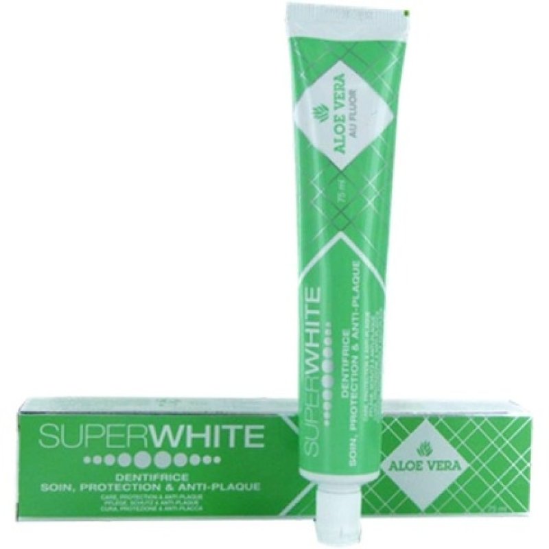 Superwhite Toothpaste Care Protection & Anti-Plaque Aloe Vera 75ml
