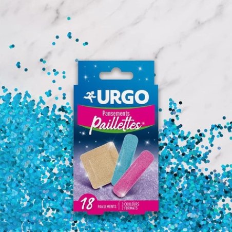 Urgo Glitter Dressings Non-Stick Compress 18