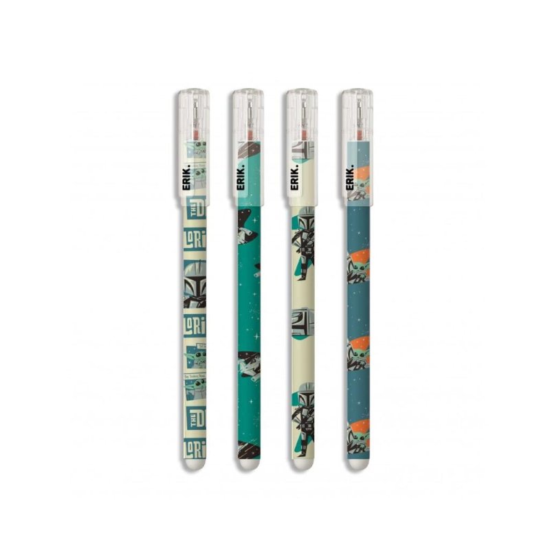 MANDALORIAN - Lot de 4 Stylo Effaçable