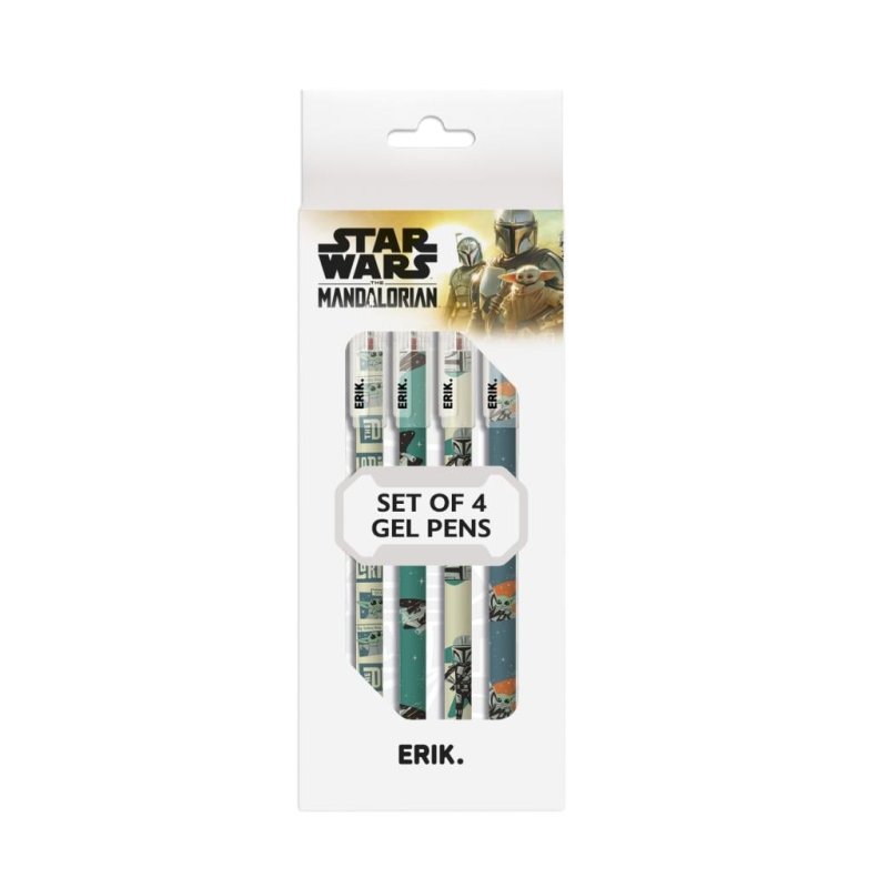 MANDALORIAN - Lot de 4 Stylo Effaçable