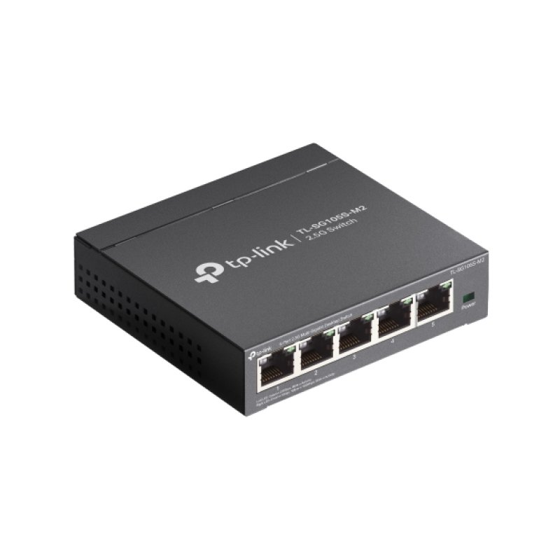 TP-Link TL-SG105S-M2 commutateur réseau Géré 2.5G Ethernet (100/1000/2500) Noir