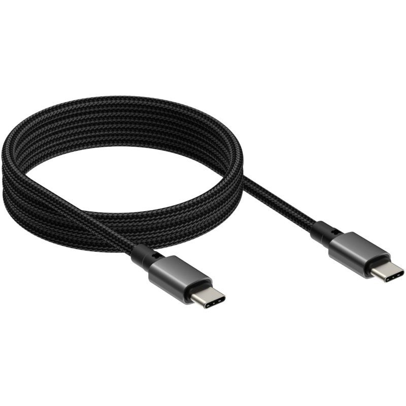 Vision TC 1MUSBCMAG/BL USB cable USB 3.2 Gen 2 (3.1 Gen 2) 1 m USB C Black