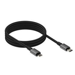 Vision TC 1MLTGMAG/BL lightning cable 1 m Black