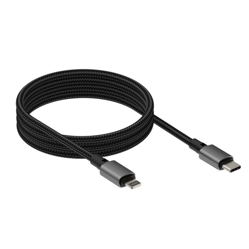 Vision TC 1MLTGMAG/BL lightning cable 1 m Black