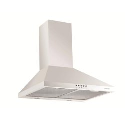 Hotte murale pyramide 60 cm - 569 m³/h - 62 à 68 dB(A) min./max. - Bout *